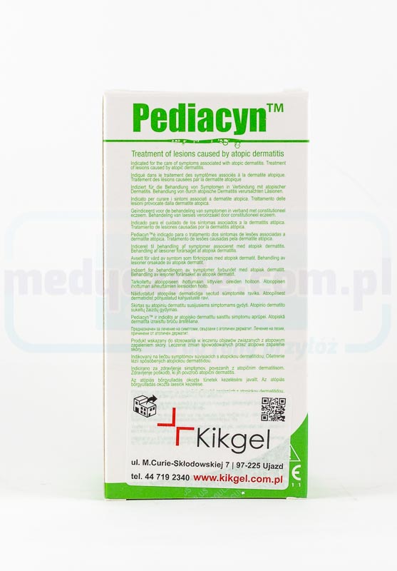 Pediacyn 45g Gel für die Behandlung von atopischer Dermatitis (AD)